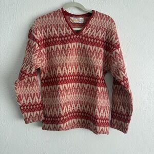 Vintage Lambs Wool Sweater Women's Medium Hans Heitsch Jersey Modeller Of Sweden